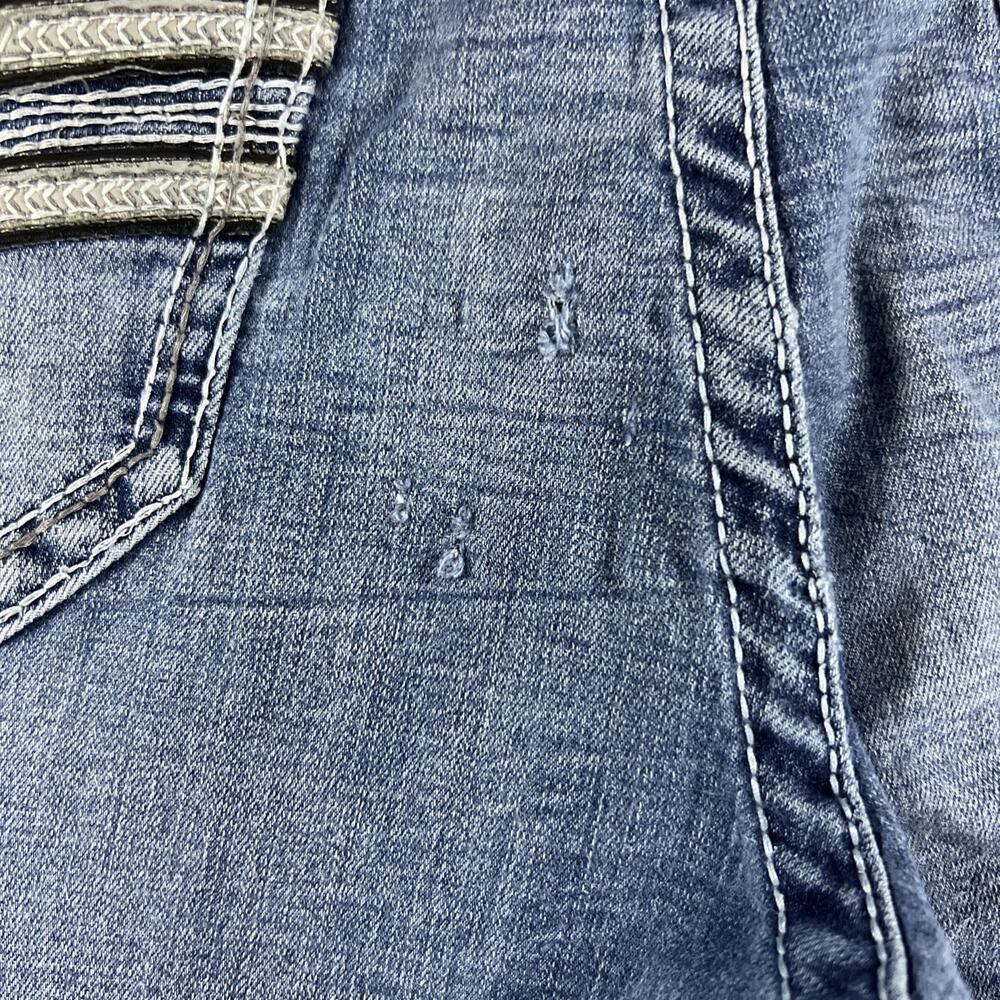 Salvage Buckle Anarchy Relaxed Straight Leg Mens Jeans Medium Wash 42x32 - Picture 3 of 12